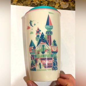 Starbucks Disney Disneyland Castle Ceramic Tumbler